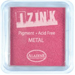 Tusz do stempli Aladine Izink, Różowy metaliczny